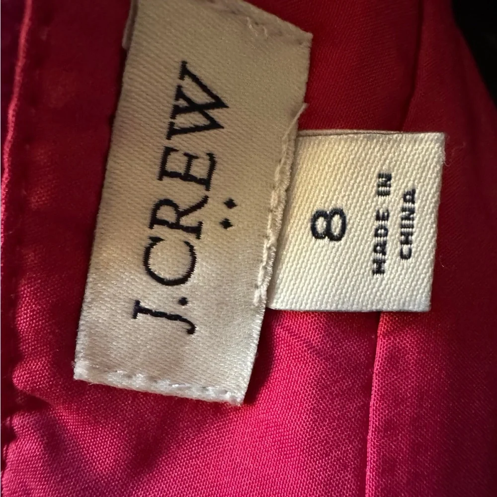 J. Crew Vibrant Pink Skirt. Size 8. Great Condition. Wool Blend Preppy
